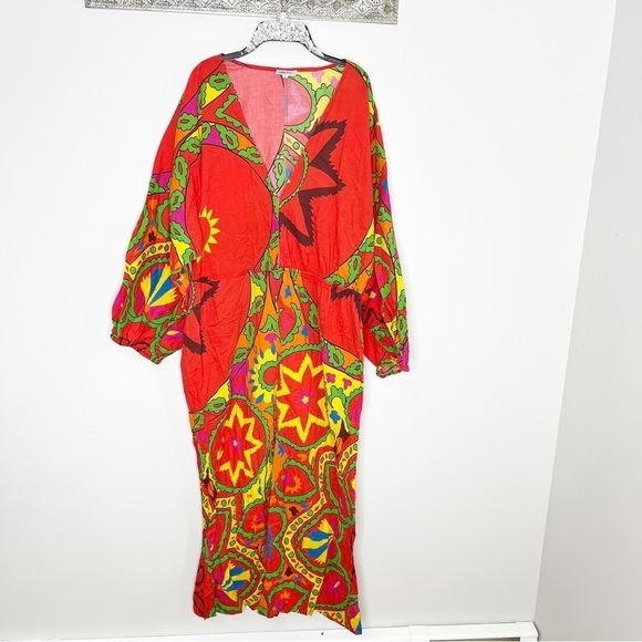 Rhode Red Boho Print Jumpsuit Casual Size Medium - Picture 3 of 10